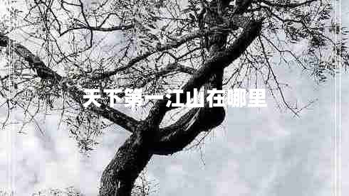 天下第一江山在哪里