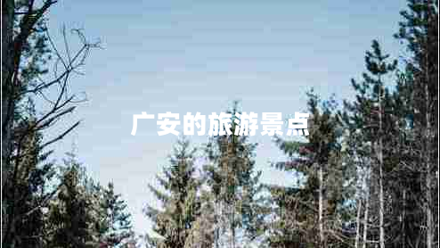 廣安的旅游景點(diǎn)