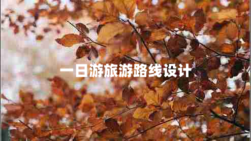 一日游旅游路線(xiàn)設計