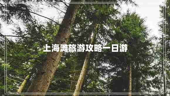 上海灘旅游攻略一日游