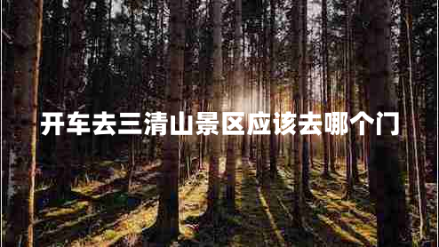 開(kāi)車(chē)去三清山景區應該去哪個(gè)門(mén)