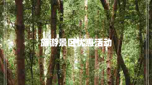旅游景區優(yōu)惠活動(dòng)