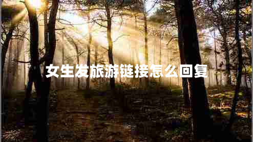 女生發(fā)旅游鏈接怎么回復
