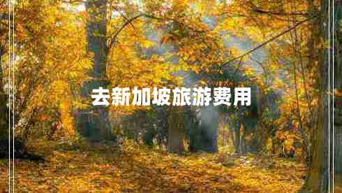 去新加坡旅游費用