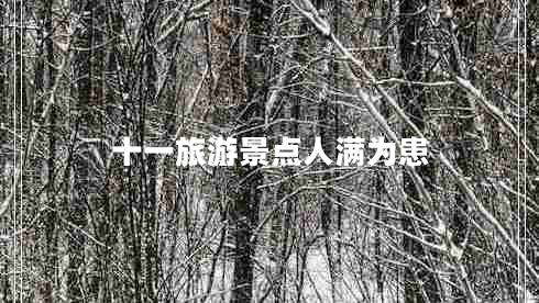 十一旅游景點(diǎn)人滿(mǎn)為患