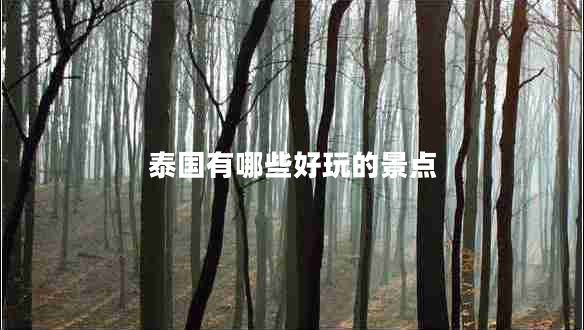 泰國(guó)有哪些好玩的景點(diǎn)