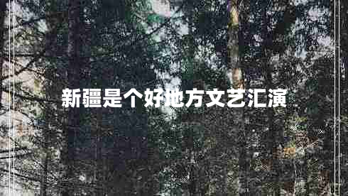 新疆是個好地方文藝匯演