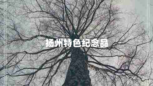 揚州特色紀念品