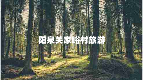 陽泉關(guān)家峪村旅游