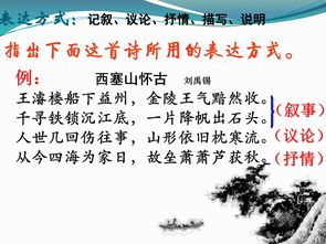 古代詩(shī)歌表達方法有哪些