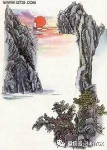 根據(jù)古詩(shī)望天門山詩(shī)句畫一幅畫