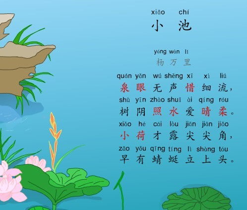 古詩(shī)小池詩(shī)句