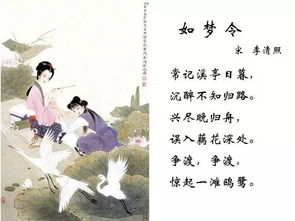 如夢(mèng)令的古詩(shī)詩(shī)句