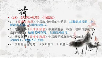 常見(jiàn)古詩(shī)句高考