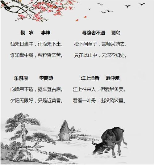 小學(xué)古詩(shī)中膾炙人口的詩(shī)句