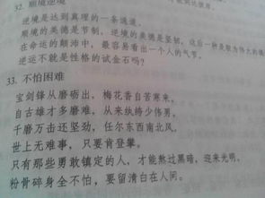 面對逆境的古詩(shī)句