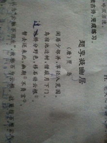 古詩(shī)有月的詩(shī)句是什么意思是什么意思