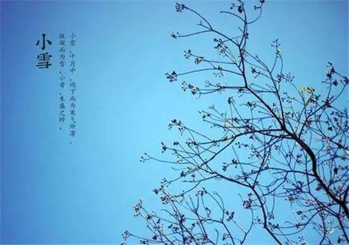 小雪節氣唯美古詩(shī)句