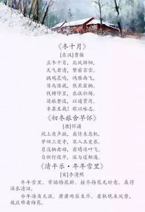 關(guān)于冬天詞語(yǔ)和詩(shī)句