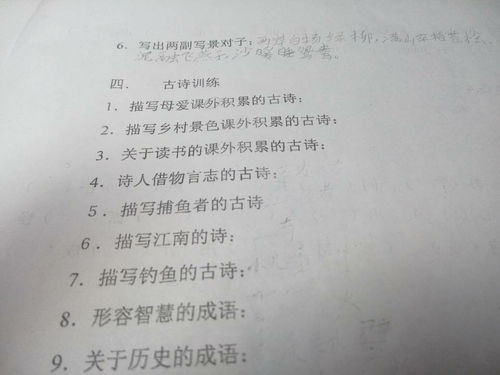 課外積累關(guān)于冬天的詩(shī)句