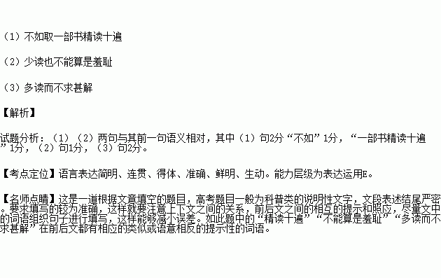 古詩(shī)句簡(jiǎn)要賞析