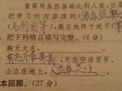 關(guān)于胸有大志的詩(shī)句
