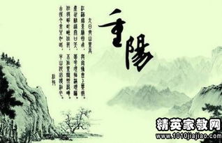 關于重陽節(jié)的詩句或名言