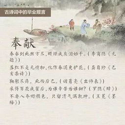 贈言,詩(shī)句,同學(xué),畢業(yè)