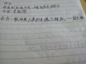 關(guān)于表?yè)P作家的詩(shī)句