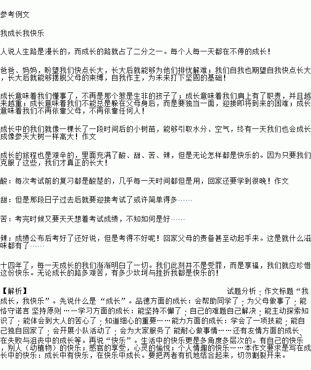 快樂(lè )為話(huà)題的600字作文開(kāi)頭和結尾