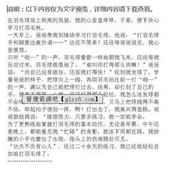 我學(xué)會了打羽毛球的作文開頭怎么寫