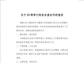 企業(yè)自查報告范文(企業(yè)自查報告范文)