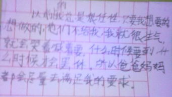我不任性作文開(kāi)頭
