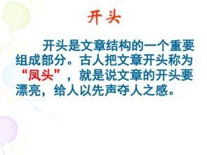 初中作文開(kāi)頭與結尾素材
