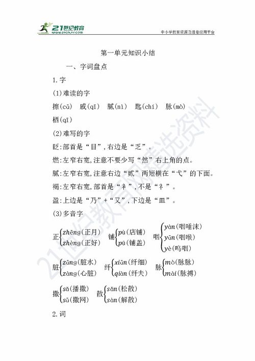 六級(jí)下冊語文第一單元作文開頭