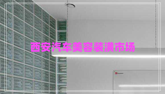 西安汽車美容裝潢市場(chǎng)