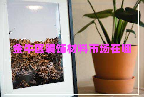 金牛區裝飾材料市場(chǎng)在哪