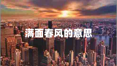 滿面春風(fēng)的意思