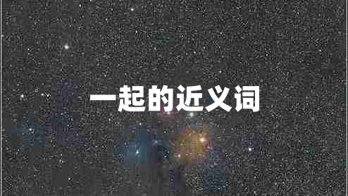 一起的近義詞