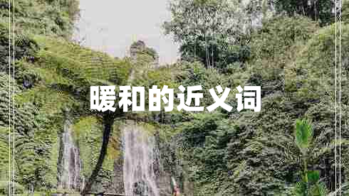 暖和的近義詞