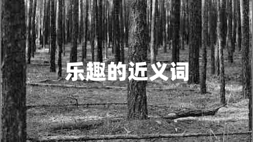 樂趣的近義詞