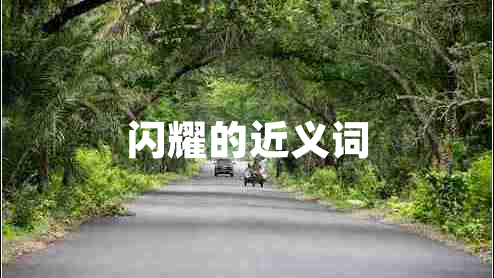 閃耀的近義詞