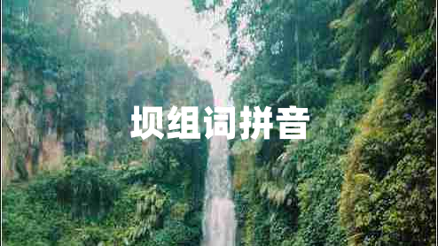壩組詞拼音