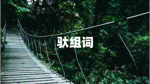 馱組詞