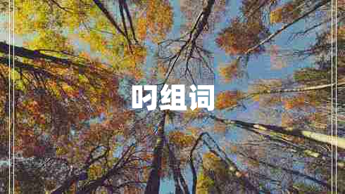 叼組詞