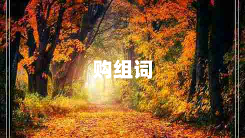 購組詞