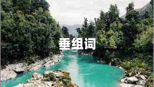 垂組詞