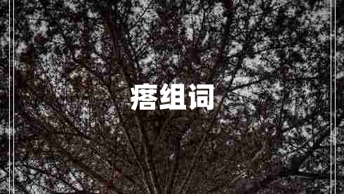 瘩組詞