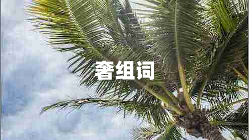 奢組詞
