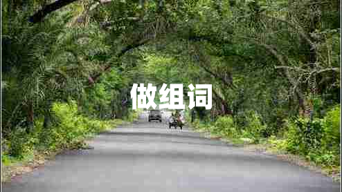 做組詞